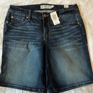 NWT Torrid size 10 Blue Bermuda Jeans Shorts